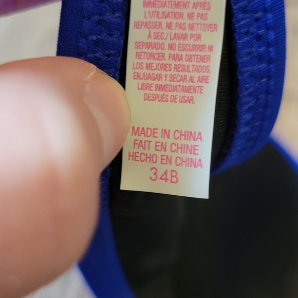 Victoria's Secret Royal Blue Push Up Strapless Bandeau Bikini Top - Picture 6 of 6